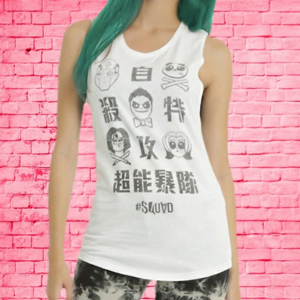 DC Suicide Squad NEFF Muscle Top Harley Quinn Medium